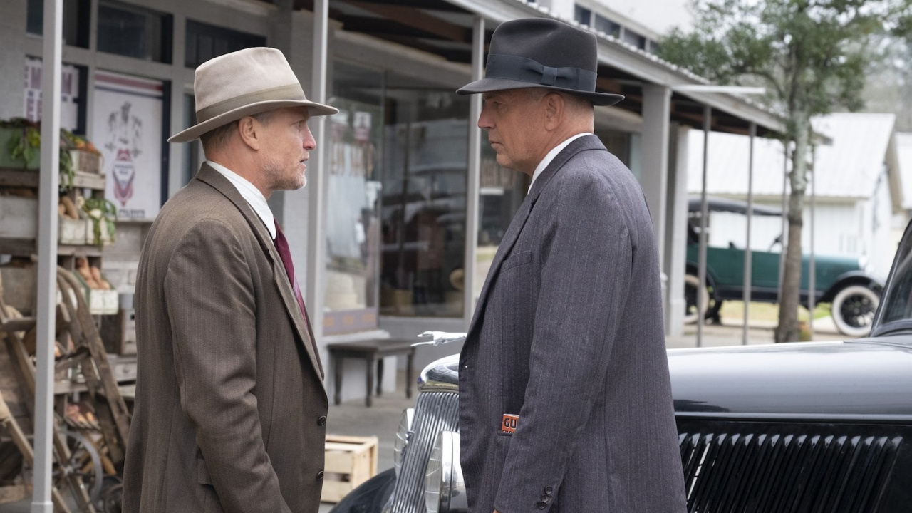 Woody Harrelson and Kevin Costner in 'The Highwaymen'.