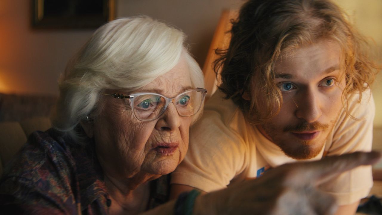 June Squibb and Fred Hechinger in 'Thelma', a Magnolia Pictures release.