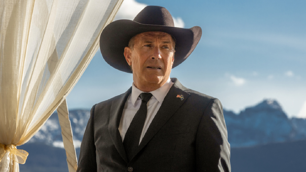 Kevin Costner as John Dutton III in the fifth season of 