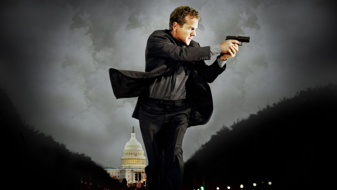 Kiefer Sutherland as Jack Bauer in '24'.