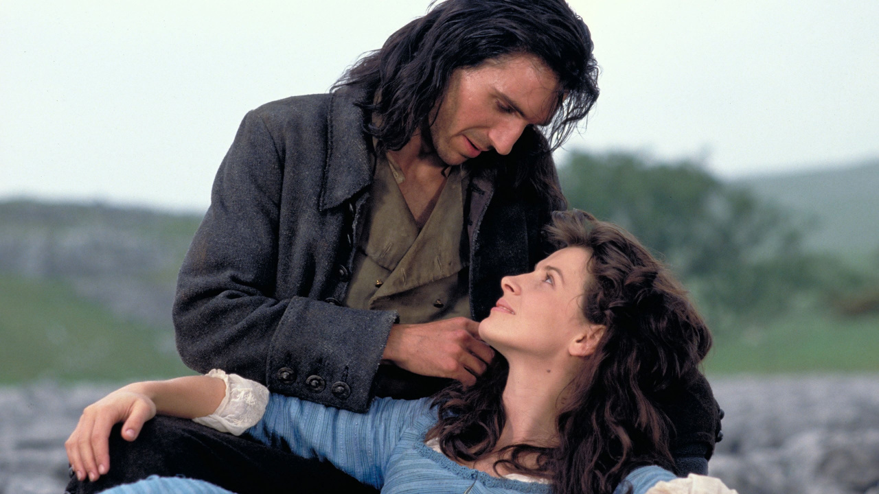 Ralph Fiennes and Juliette Binoche in 1992's 'Wuthering Heights'.