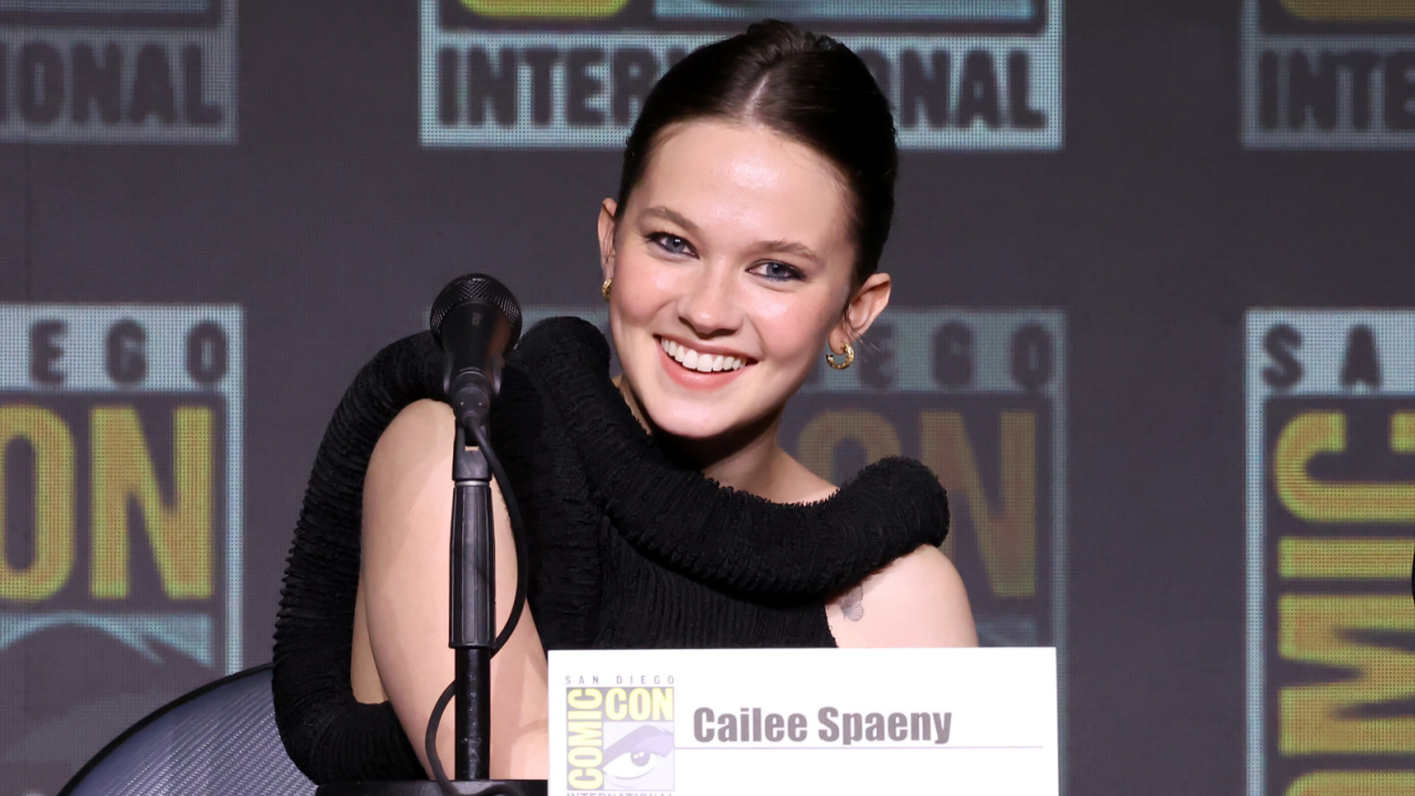 Cailee Spaeny at the San Diego Comic-Con 2024 'Alien: Romulus' panel.