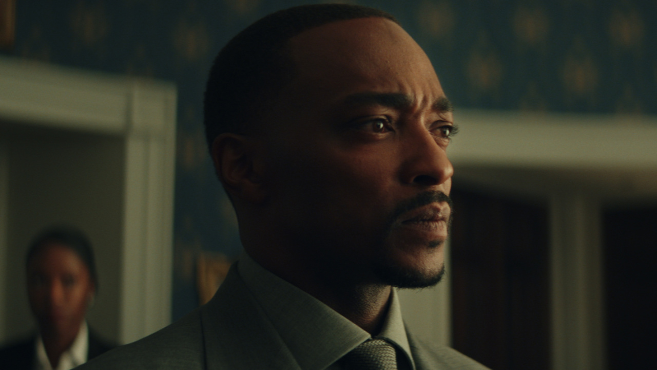 Captain America/Sam Wilson (Anthony Mackie) in Marvel Studios' 'Captain America: Brave New World'.