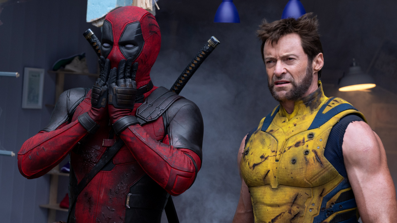 Ryan Reynolds as Deadpool/Wade Wilson and Hugh Jackman as Wolverine/Logan in 20th Century Studios/Marvel Studios' 'Deadpool & Wolverine'.