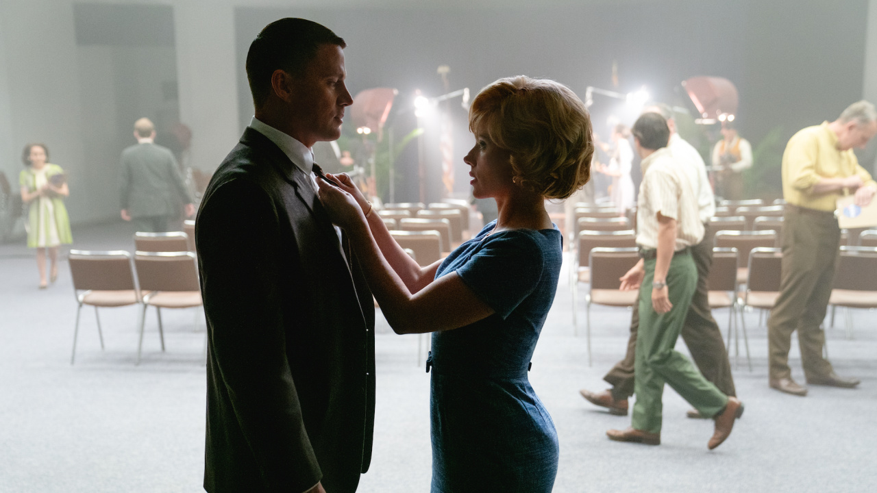 Channing Tatum and Scarlett Johansson in 'Fly Me to the Moon'.