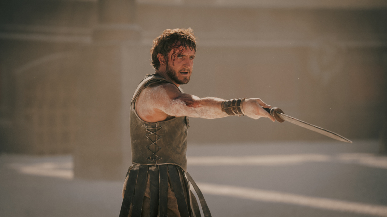 Paul Mescal plays Lucius in 'Gladiator II' from Paramount Pictures.