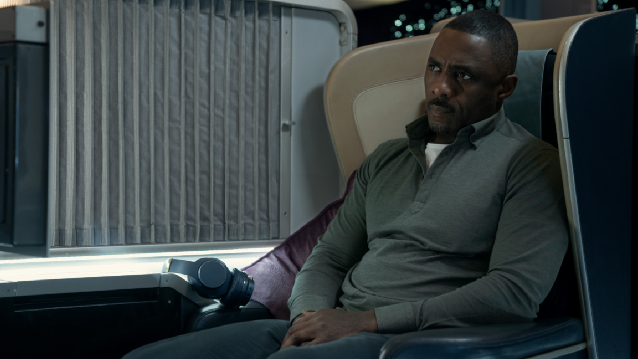 Idris Elba in 'Hijack,' premiering June 28, 2023 on Apple TV+.