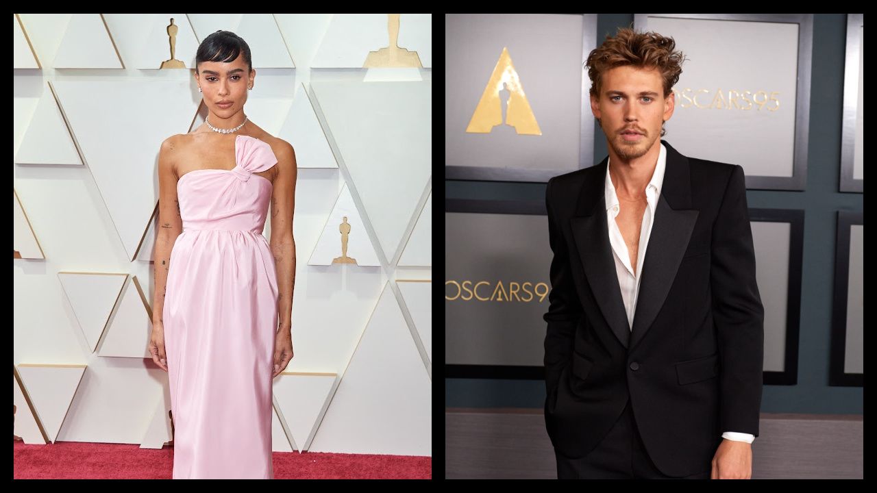 (L) Zoe Kravitz arrives on the red carpet at the 94th Annual Academy Awards® at the Dolby Theatre at Ovation Hollywood in Los Angeles, California on Sunday, March 27, 2022. Credit/Provider: Michael Baker / AMPAS Copyright: ©AMPAS (R) Austin Butler arrives at the 13th Academy Governors Awards on Saturday, November 19, 2022, in Los Angeles. Credit/Provider: Blaine Ohigashi / ©AMPAS Copyright: ©AMPAS