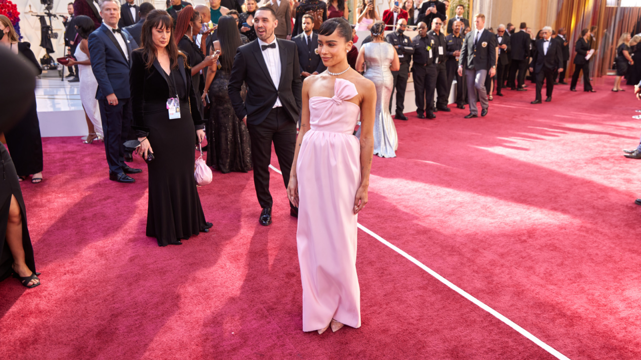 Zoe Kravitz arrives on the red carpet of the 94th Oscars® at the Dolby Theatre at Ovation Hollywood in Los Angeles, CA, on Sunday, March 27, 2022. Credit/Provider: Matt Sayles / A.M.P.A.S. Copyright: ©A.M.P.A.S.