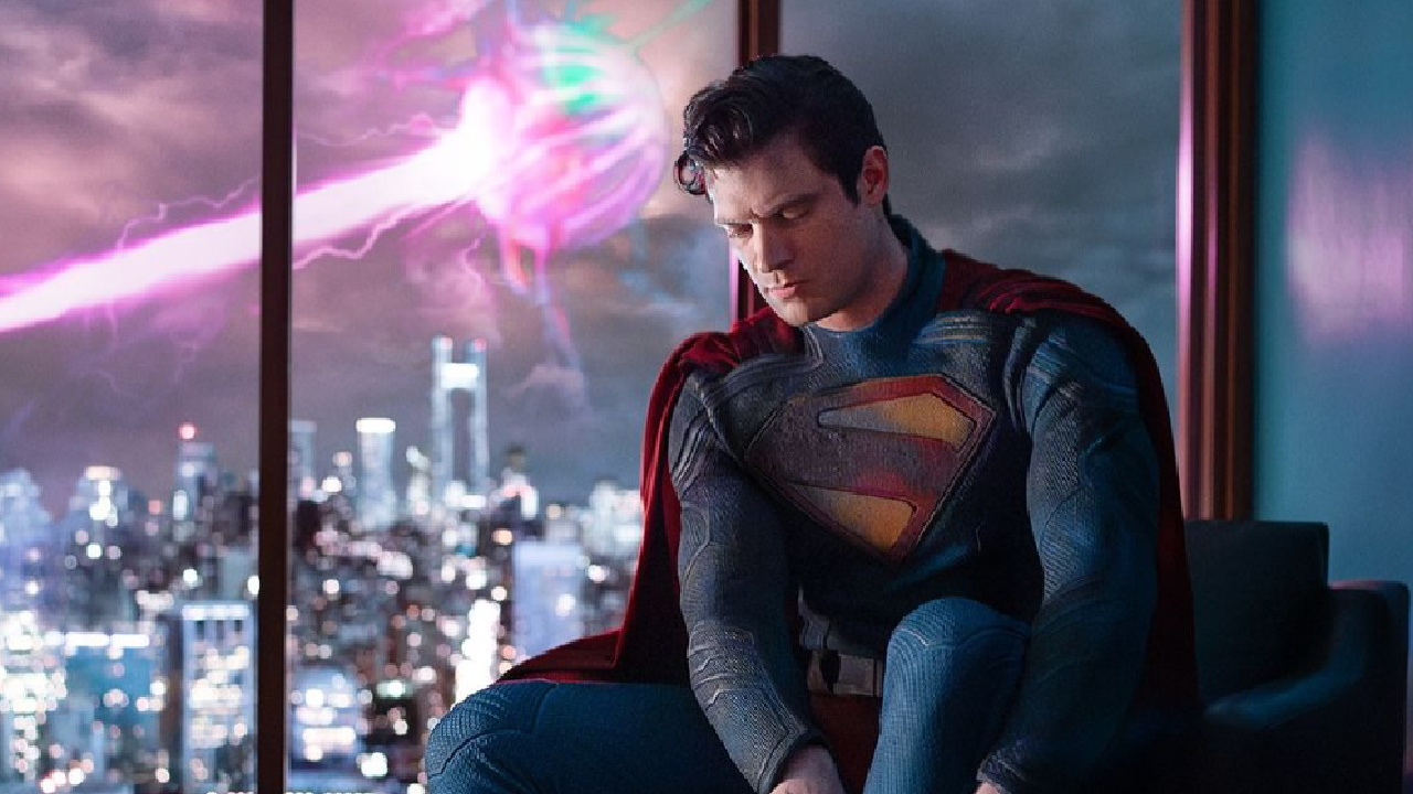 David Corenswet as Superman in James Gunn's 'Superman'.