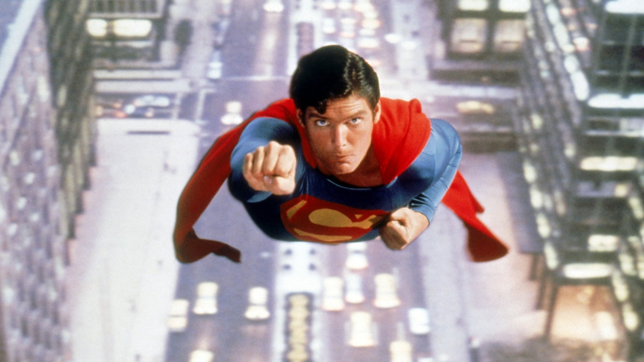 Christopher Reeve in 1978's 'Superman'.