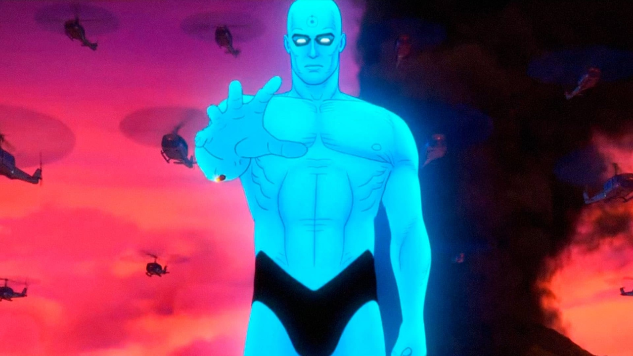 Doctor Manhattan in 'Watchmen: Chapter 1'.