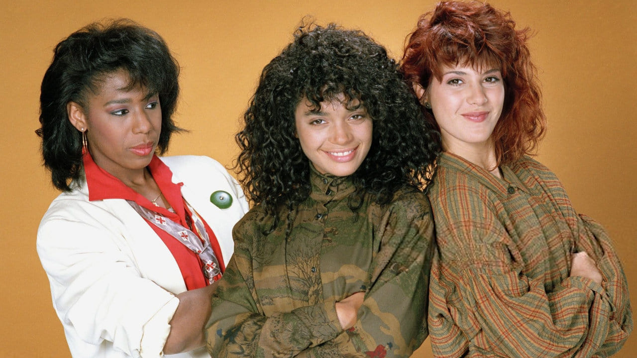 (Left to right) Dawnn Lewis, Lisa Bonet and Marisa Tomei in “A Different World.” Photo: Carsey-Werner Productions.