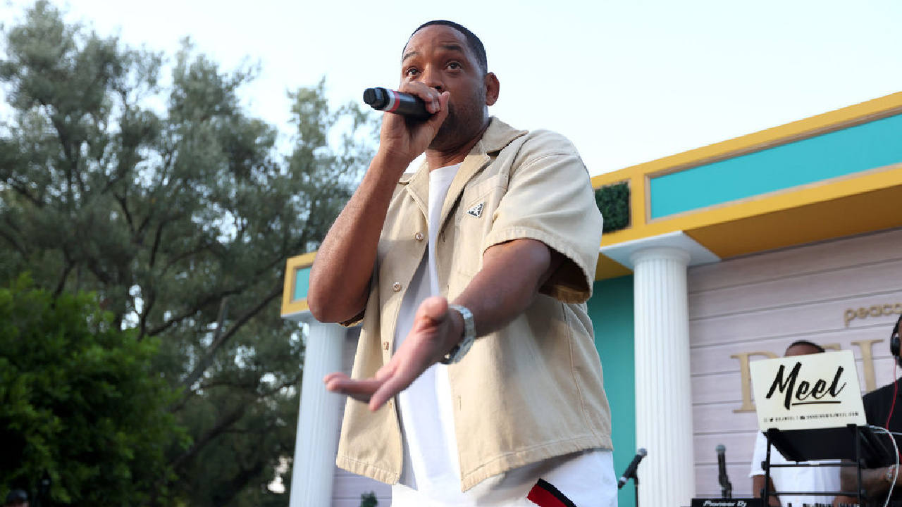 Will Smith at the 'Bel-Air' season 3 "Summer BBQ”. Photo: Paul Archuleta/Peacock.