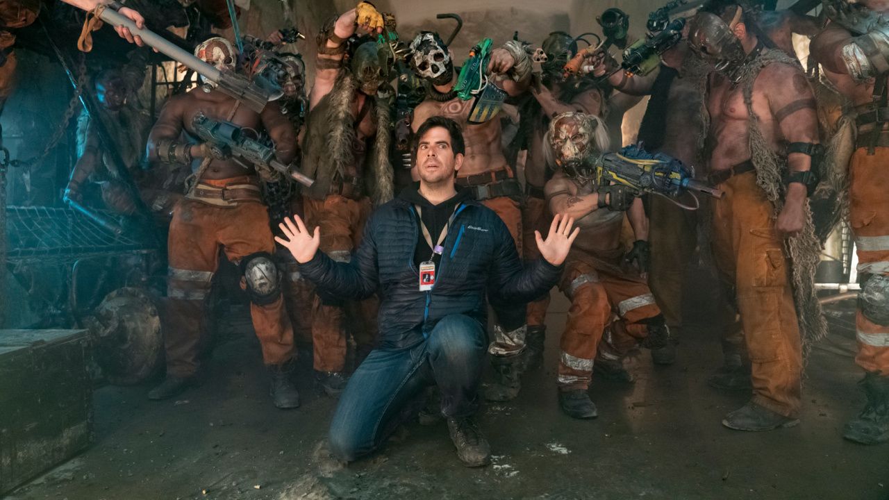 Eli Roth on the set of 'Borderlands'.