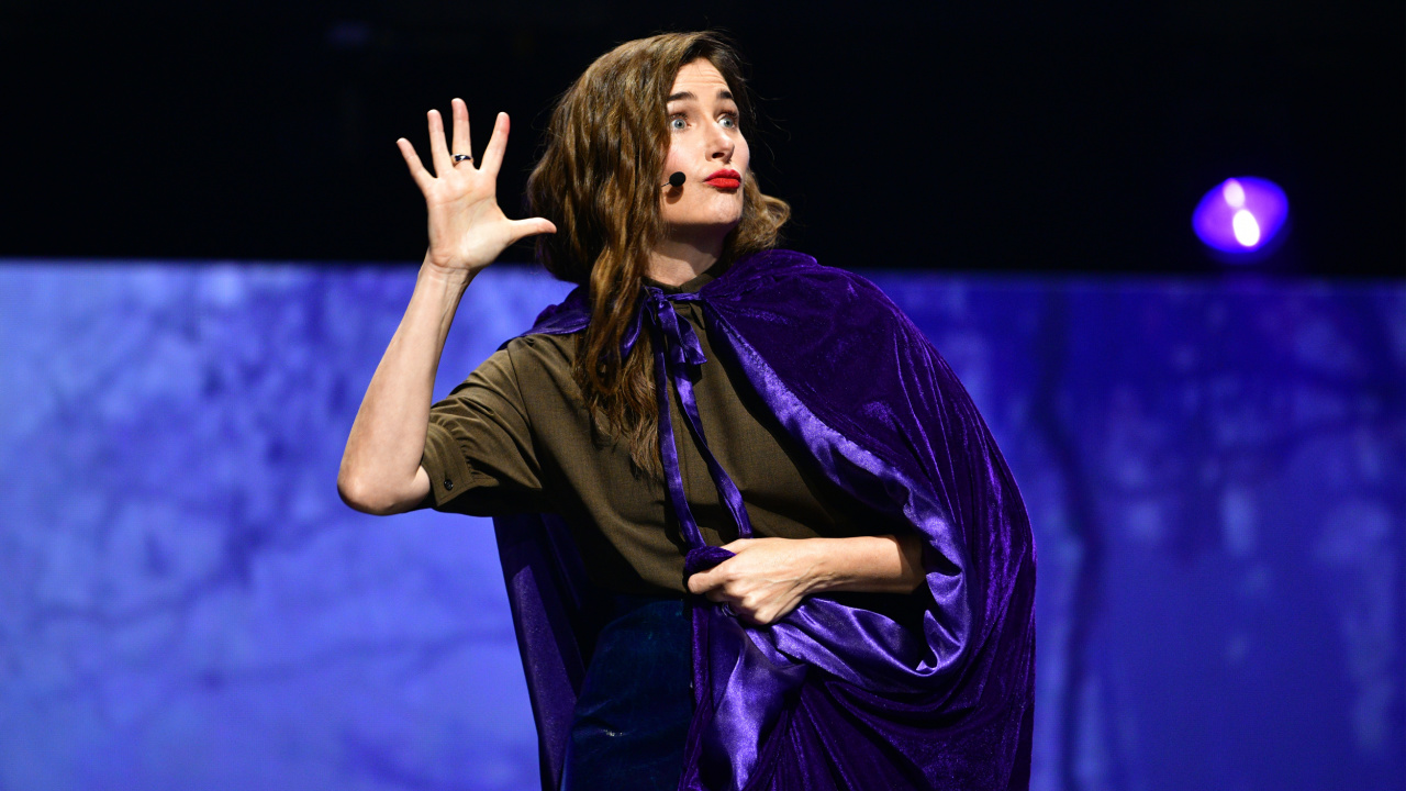 Kathryn Hahn from 'Agatha All Along' at D23 2024. Photo: Disney.