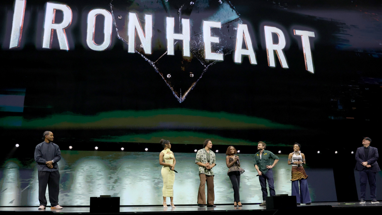 The cast of 'Ironheart' at D23 2024. Photo: Disney.