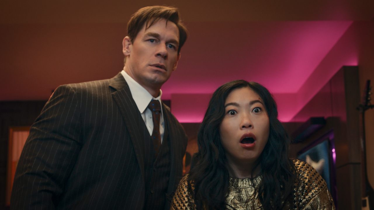 John Cena and Awkwafina in 'Jackpot!'.