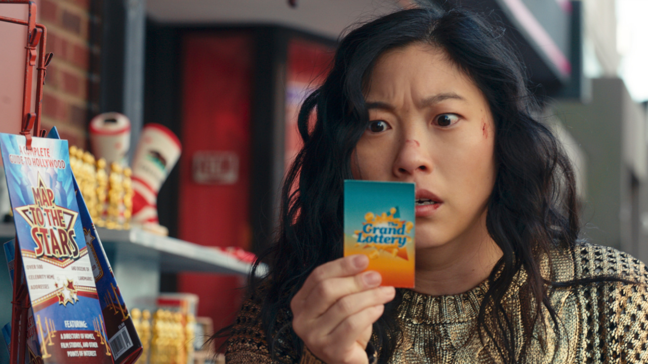 Awkwafina stars as 'Katie' in 'Jackpot!'.