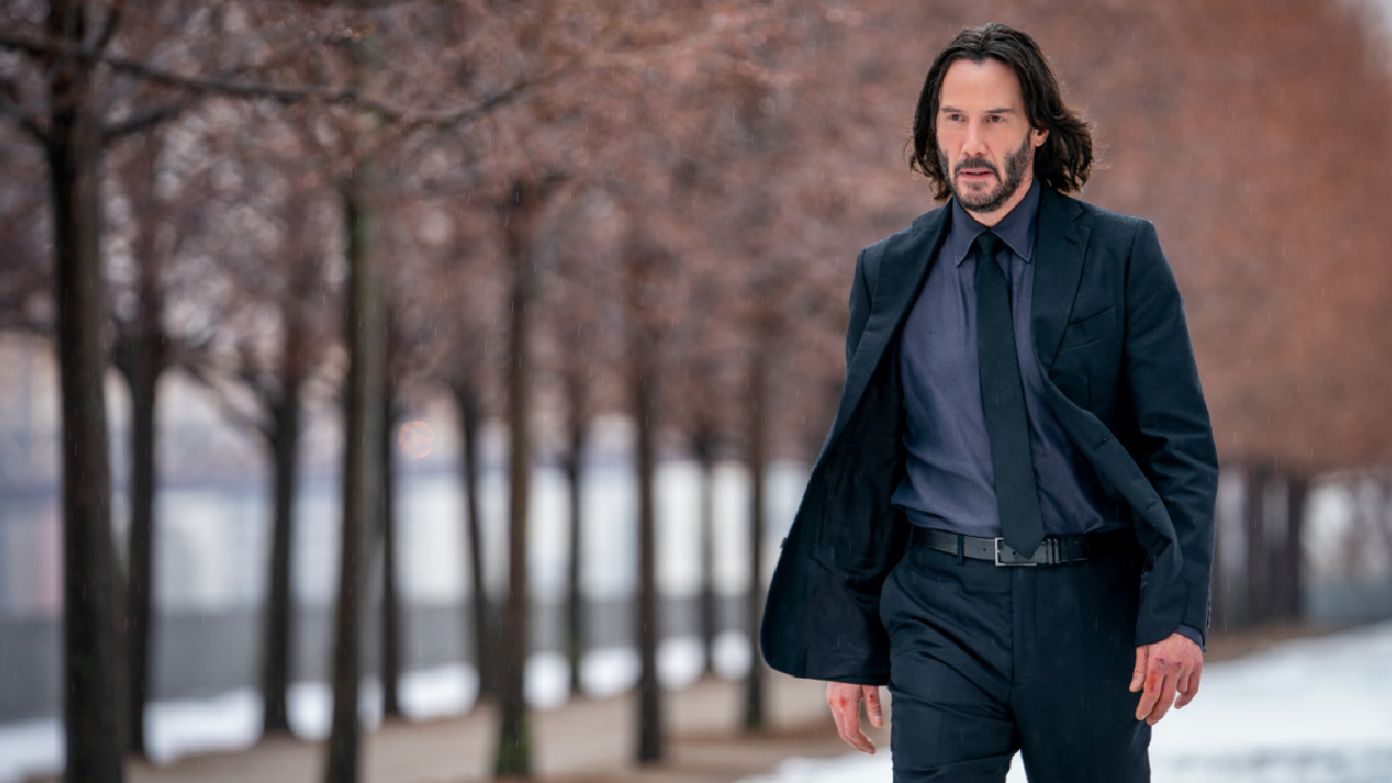 Keanu Reeves as John Wick in 'John Wick: Chapter 4'. Photo Credit: Murray Close.