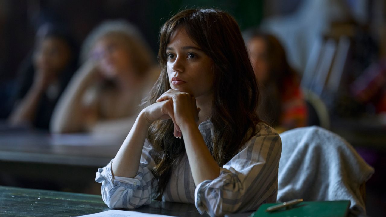 Jenna Ortega as Cairo Sweet in the Psychological Thriller film, 'Miller's Girl,' a Lionsgate release.