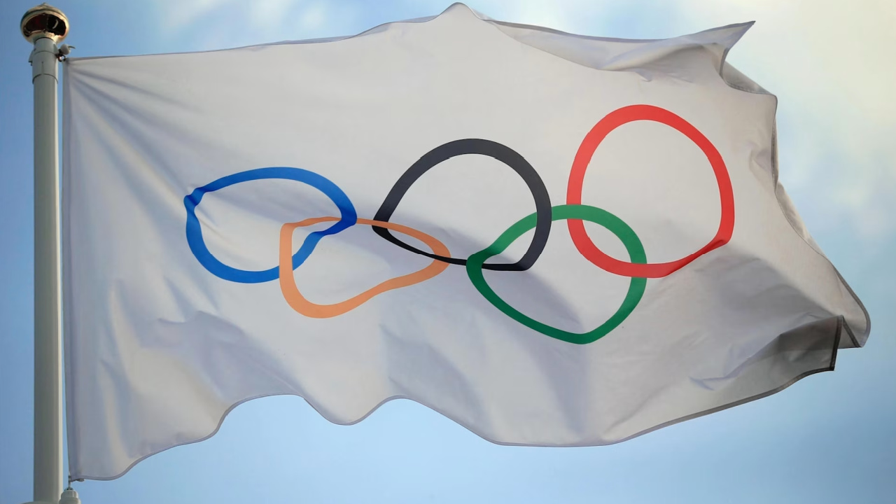 Olympic flag.