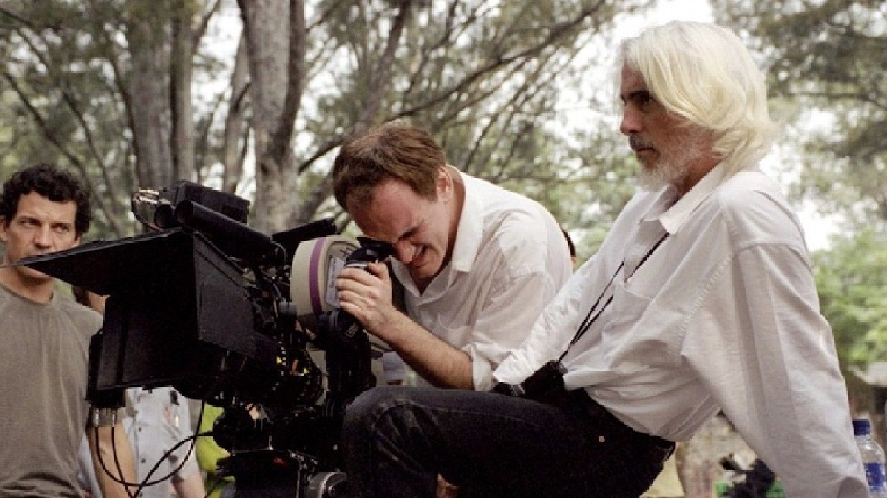 Quentin Tarantino on the set of 'Django Unchained.'