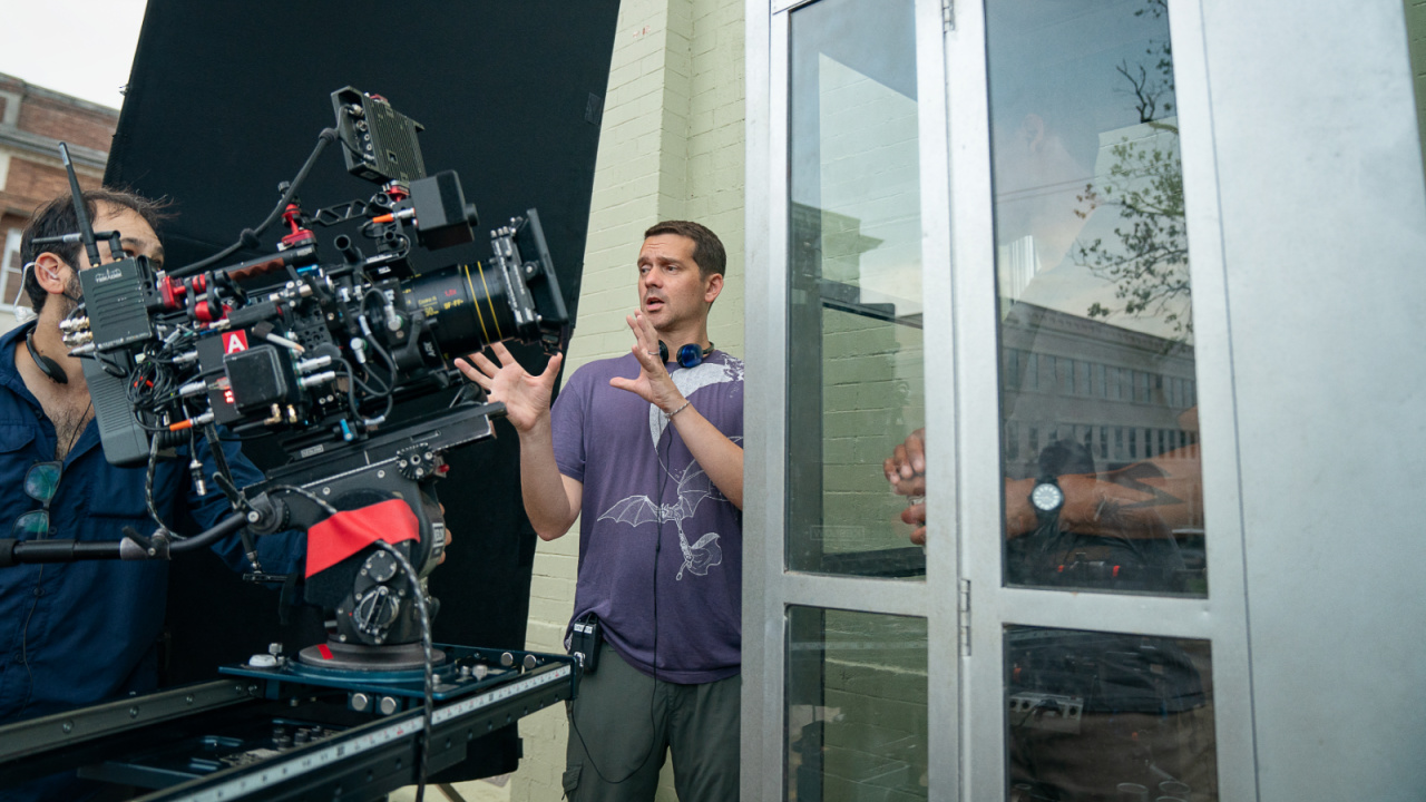 Director Jeremy Saulnier on the set of 'Rebel Ridge'. Photo: Allyson Riggs/Netflix © 2024.