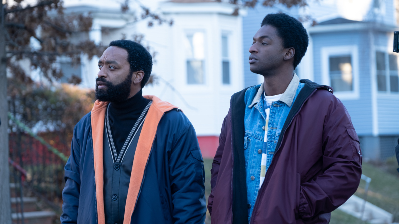 Chiwetel Ejiofor and Jay Will in 'Rob Peace'.