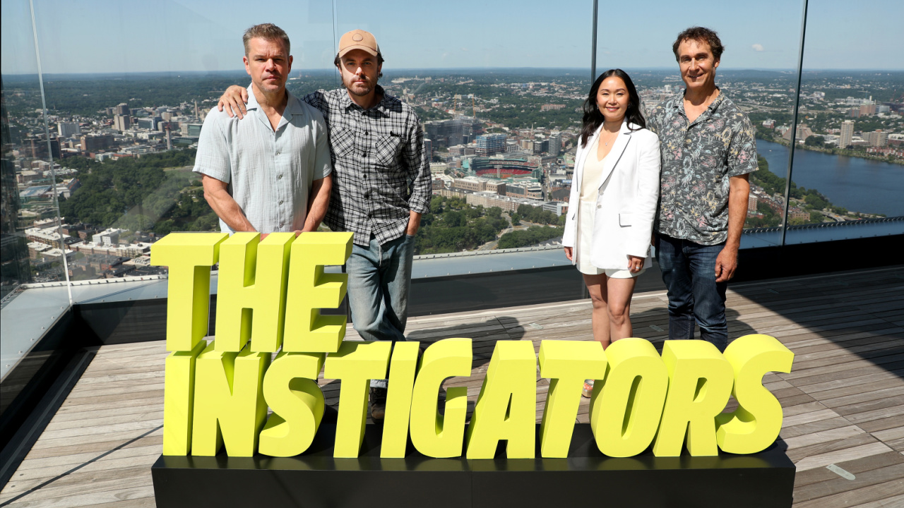 Matt Damon, Casey Affleck, Hong Chau and director Doug Liman from Apple Original Films’ “The Instigators” make an appearance at View Boston.