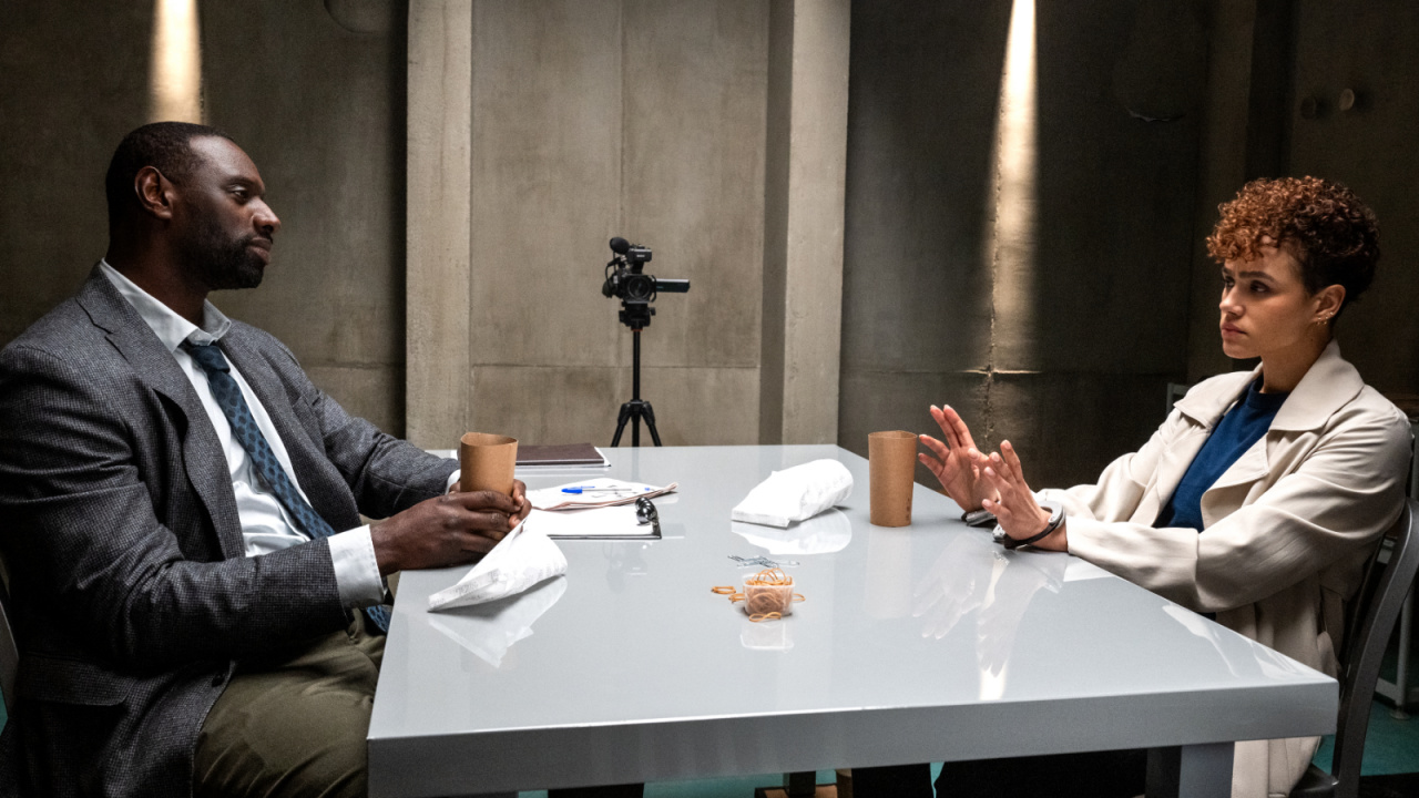 (L to R) Omar Sy and Nathalie Emmanuel in 'The Killer', directed by John Woo. Photo: Peacock.