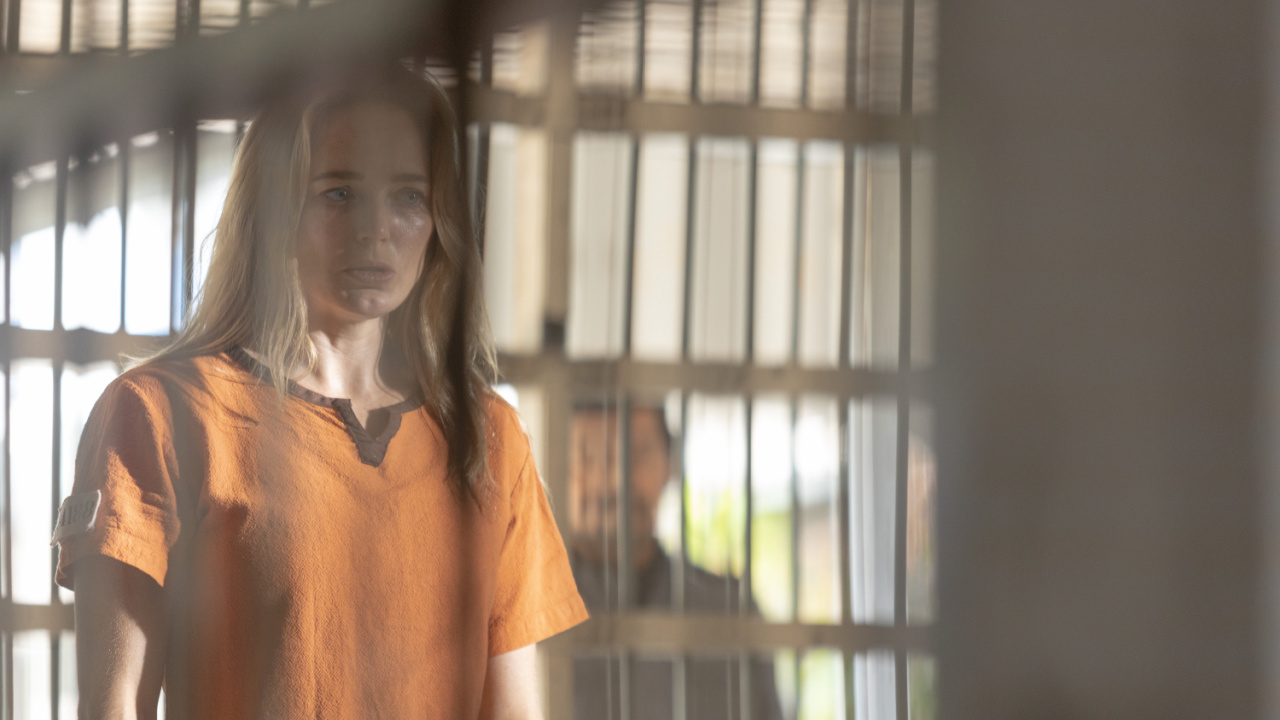 Caity Lotz in 'The Lockdown'. Photo: Paramount Home Entertainment and Tiger Style Media.