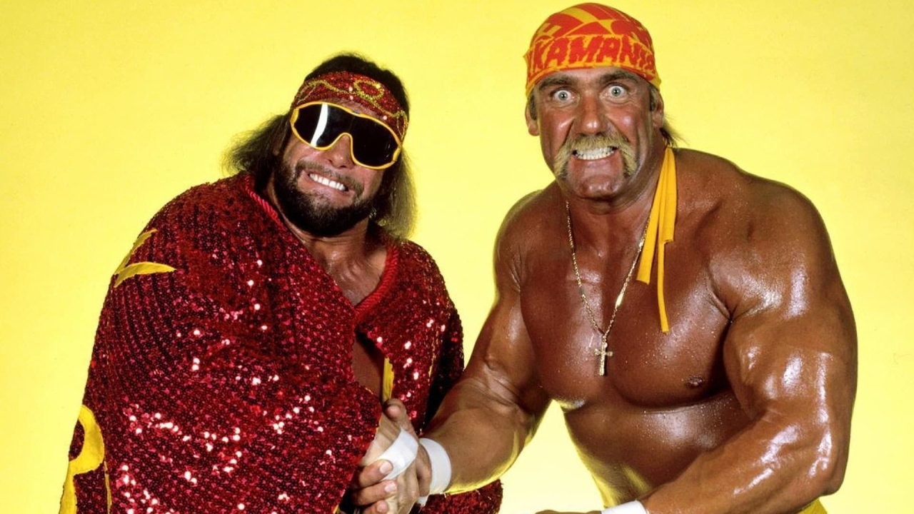 Randy "Macho Man" Savage and Hulk Hogan at 1998's 'Survivor Series'.