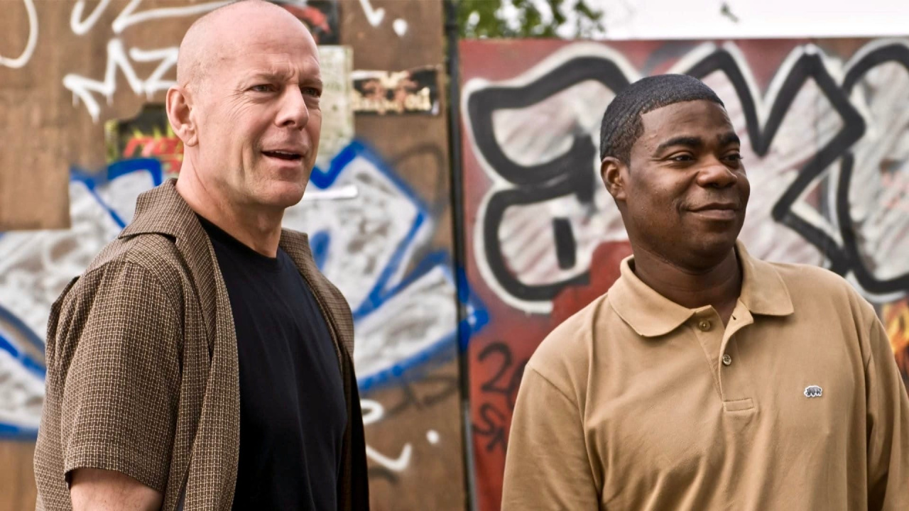 (Left to right) Bruce Willis and Tracy Morgan in 