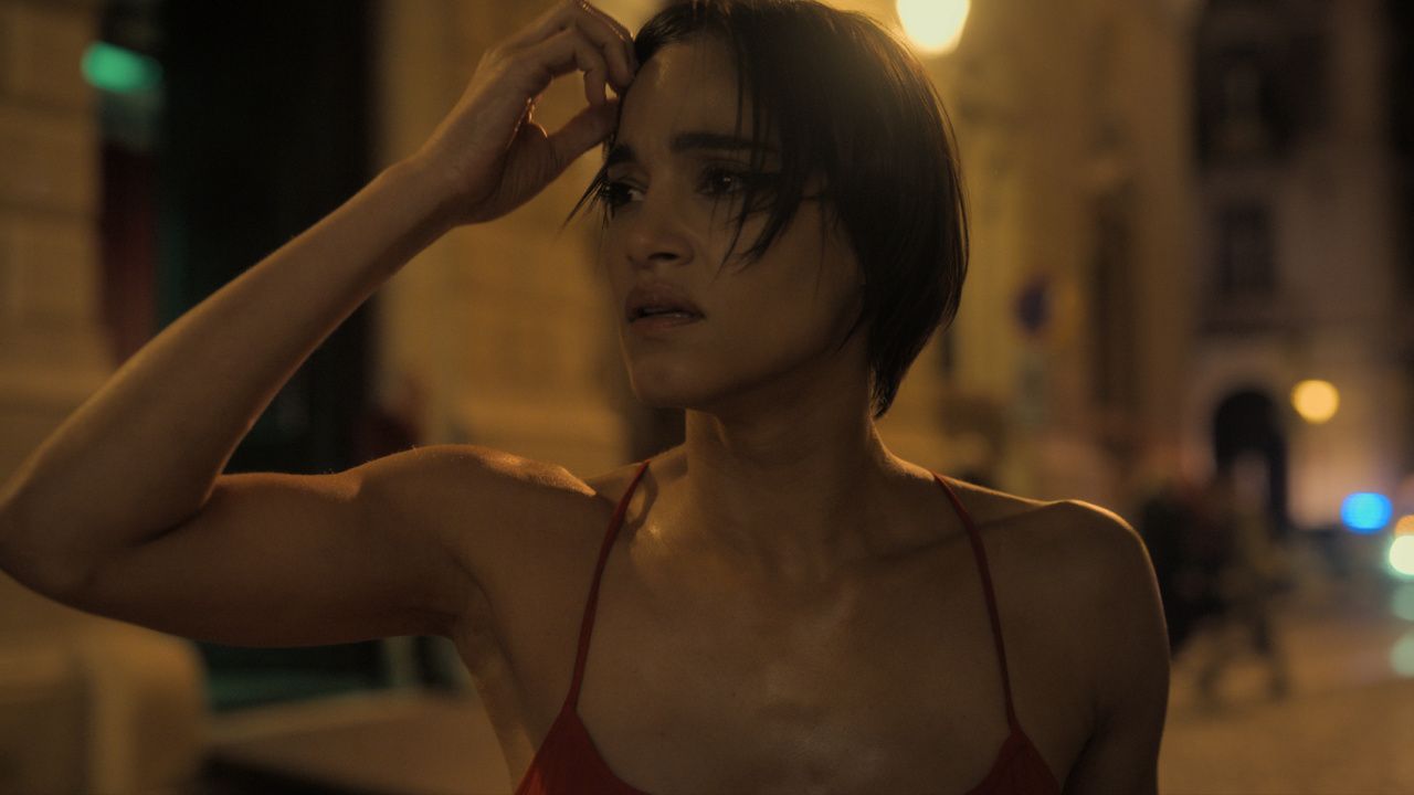 Sofia Boutella in an exclusive photo from 'The Killer's Game'. Photo: Lionsgate.