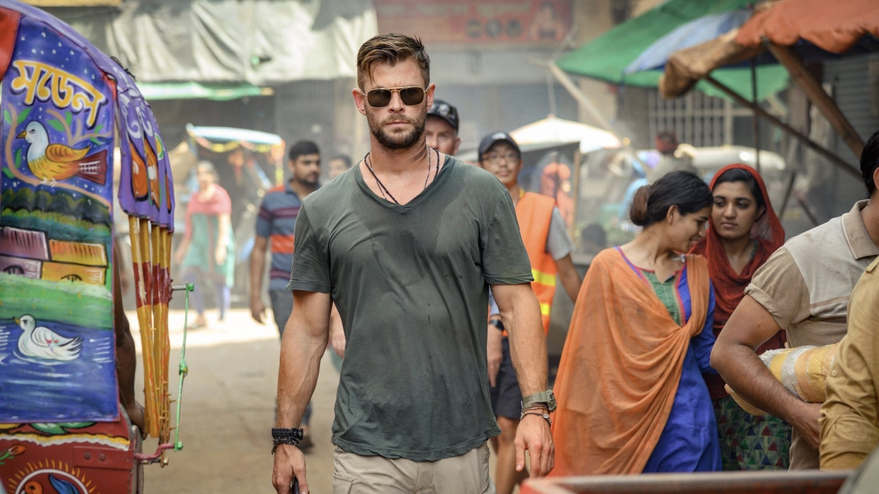 Chris Hemsworth in 'Extraction'. Photo: Netflix.