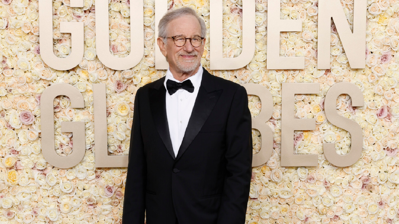 Steven Spielberg arrives on the red carpet at the 81st Annual Golden Globe Awards, airing live from the Beverly Hilton in Beverly Hills, California on Sunday, January 7, 2024, at 8 PM ET/5 PM PT, on CBS and streaming on Paramount+. Photo: Trae Patton/CBS ©2024 CBS Broadcasting, Inc. All Rights Reserved.