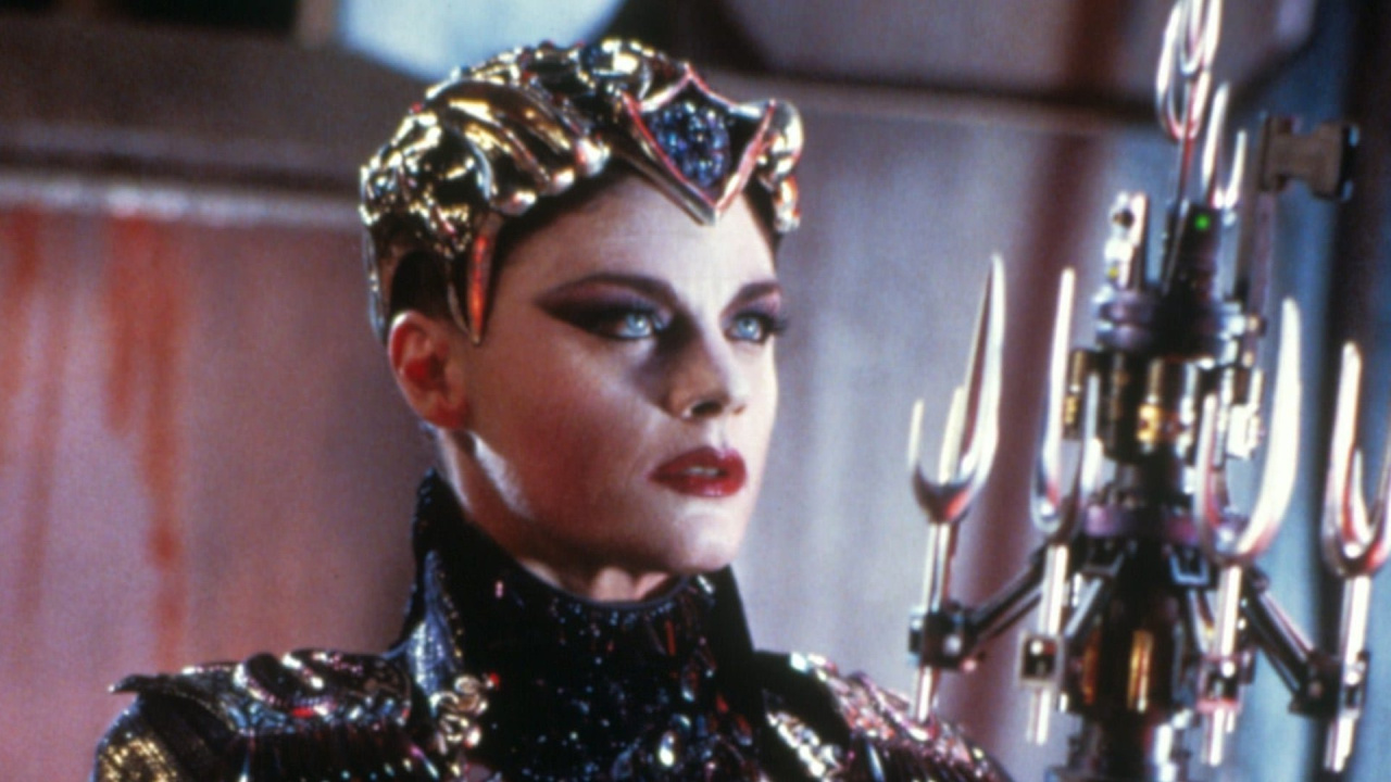 Meg Foster as Evil-Lyn in 'Masters of the Universe'. Photo: The Cannon Group, Inc.