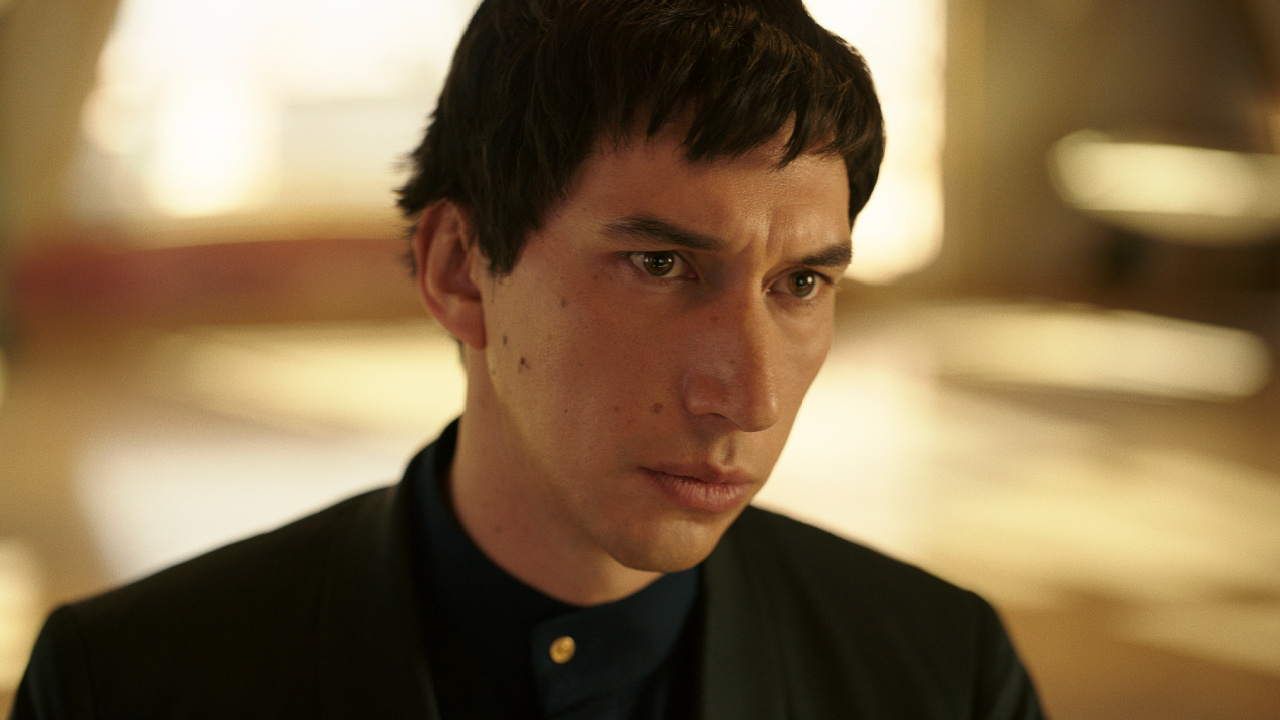 Adam Driver as Cesar Catilina in 'Megalopolis'. Photo Credit: Courtesy of Lionsgate.