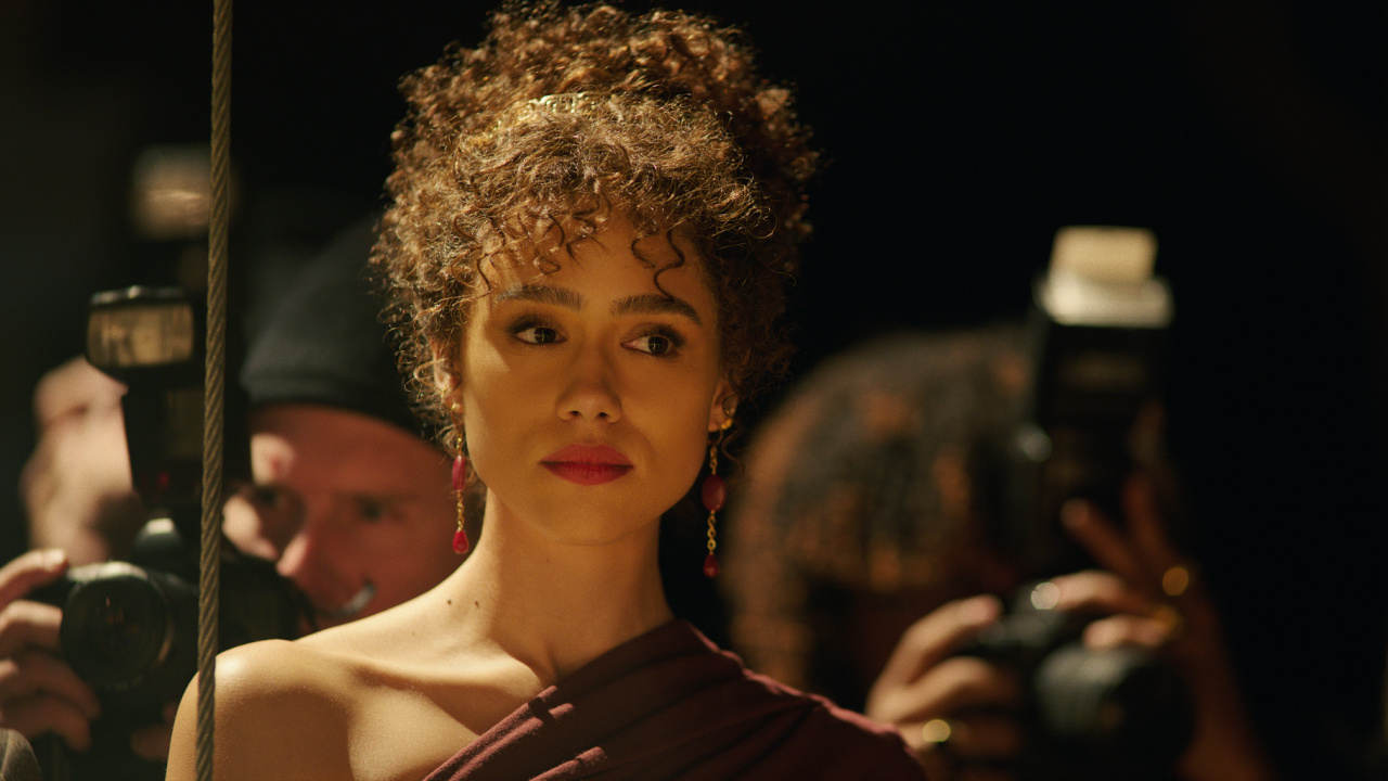 Nathalie Emmanuel as Julia Cicero in 'Megalopolis'. Photo Credit: Courtesy of Lionsgate.