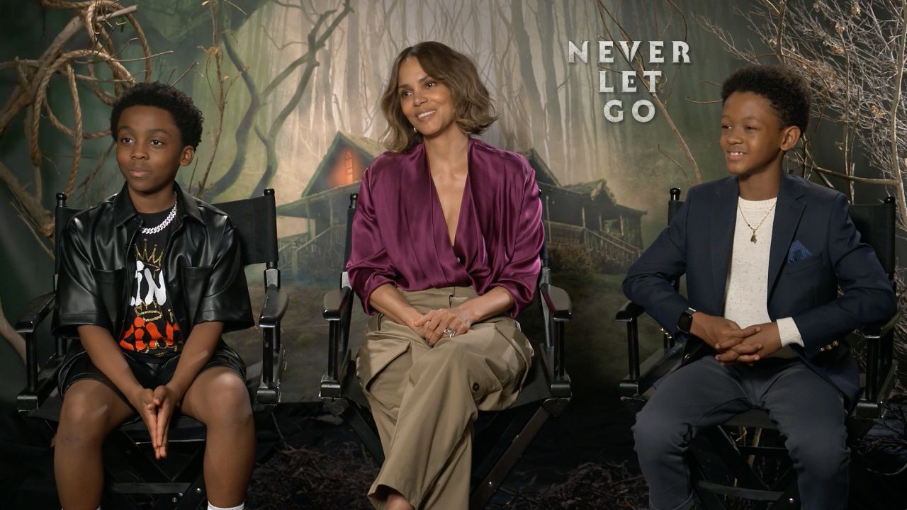 (L to R) Anthony B. Jenkins, Halle Berry and Percy Daggs IV star in 'Never Let Go'.