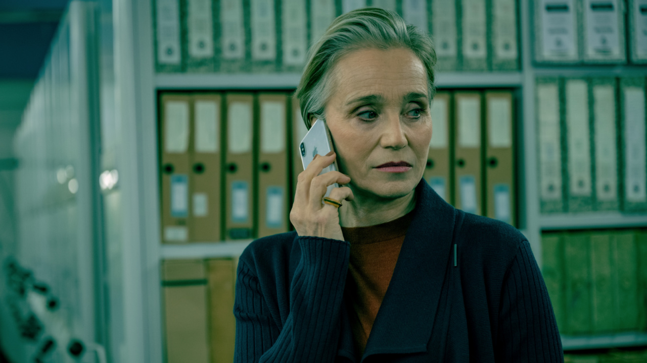 Kristin Scott Thomas in 'Slow Horses' season 4 now streaming on Apple TV+.