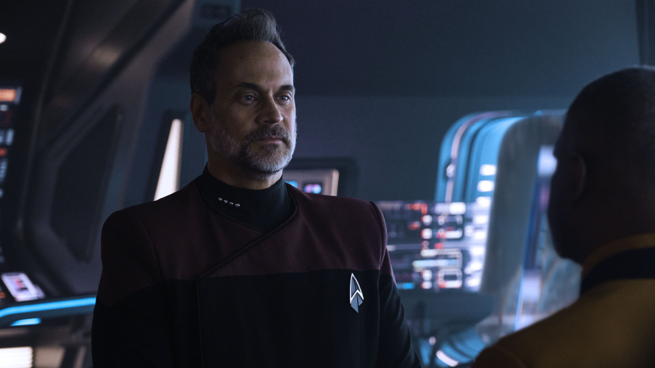 Todd Stashwick as Captain Liam Shaw in 'Star Trek: Picard' on Paramount+. Photo Credit: Trae Patton/Paramount+. ©2021 Viacom, International Inc. All Rights Reserved.