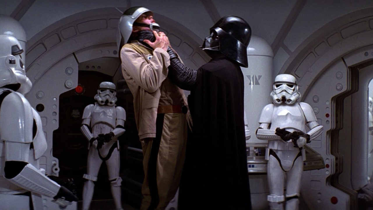 James Earl Jones as Darth Vader in 'Star Wars'. Photo: Lucasfilm.