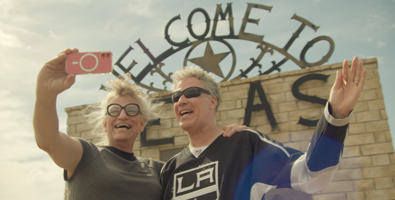 (L to R) Harper Steele and Will Ferrell in 'Will & Harper'. Photo: Netflix.