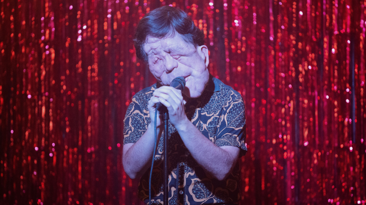 Adam Pearson in 'A Different Man'. Photo: A24.