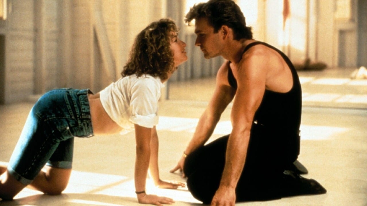 (L to R) Jennifer Grey and Patrick Swayze in 'Dirty Dancing'. Photo: Vestron Pictures.