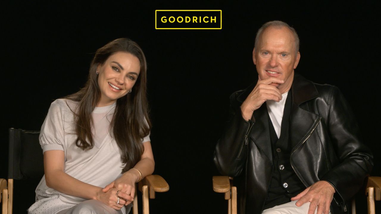 (L to R) Mila Kunis and Michael Keaton star in 'Goodrich'.