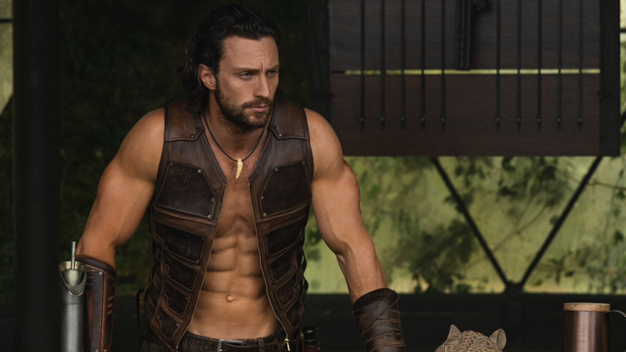 Aaron Taylor Johnson in Columbia Pictures and Marvel 'Kraven the Hunter'. Photo: Sony Pictures.