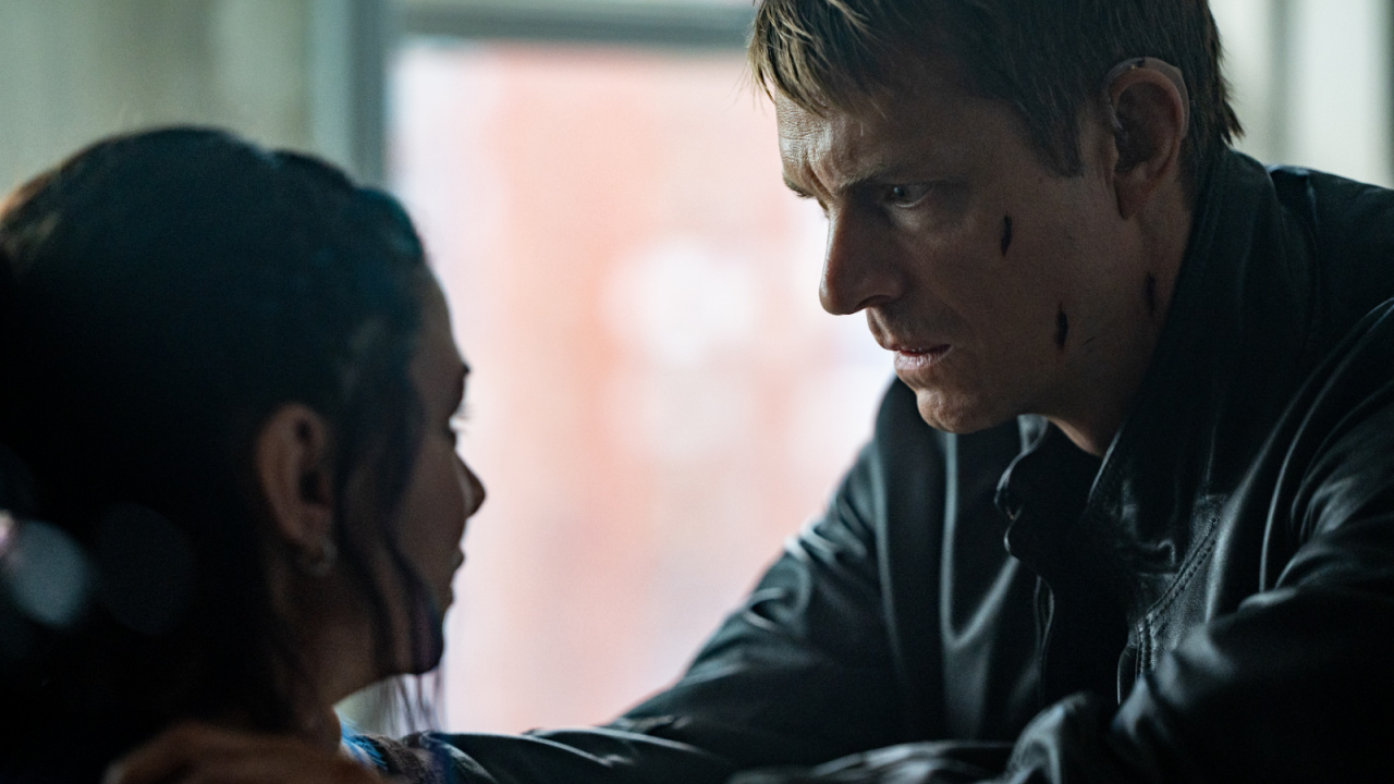 (L to R) Sandra Mae Frank and Joel Kinnaman in 'The Silent Hour'. Photo: Paramount Pictures.